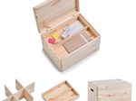 Zeller Aufbewahrungsboxen-Set braun