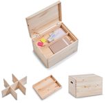 Zeller Aufbewahrungsboxen-Set braun