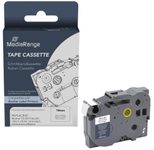 MediaRange Schriftband ersetzt brother TZe-241