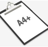 RAPESCO® Klemmbrett CD1000B2 DIN A4 schwarz Karton, 1 St.