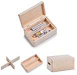 Zeller Aufbewahrungsboxen-Set braun