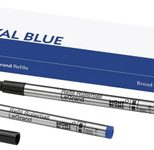 MONTBLANC LeGrand B Royal Blue Tintenrollerminen königsblau 1,4 mm 2 St.