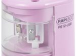 RAPESCO® elektrischer Anspitzer PS12 rosa