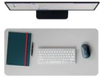 LEITZ Schreibtischunterlage grau Leder 70,0 x 36,0 cm, 1 St.