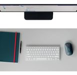 LEITZ Schreibtischunterlage grau Leder 70,0 x 36,0 cm, 1 St.