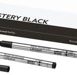 MONTBLANC LeGrand B Mystery Black Tintenrollerminen schwarz 0,8 mm 2 St.