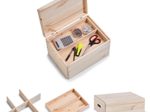 Zeller Aufbewahrungsboxen-Set braun