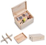 Zeller Aufbewahrungsboxen-Set braun