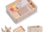 Zeller Aufbewahrungsboxen-Set braun