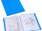 Exacompta Opak Sichtbuch DIN A4, 20 Hüllen hellblau, 1 St.