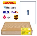 AVERY Zweckform Versandetiketten weiß 21,0 x 29,7 cm, 300 Blatt