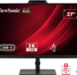 ViewSonic VG2741V-2K Monitor mit Hello-zertifizierter Webcam 68,6 cm (27")