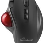 MediaRange MROS263 Maus Trackball kabellos schwarz