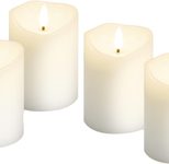goobay LED-Wachskerzen, weiß