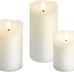 goobay LED-Echtwachskerzen, weiß