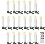 goobay LED Weihnachtsbaumkerzen, weiß