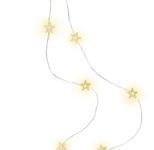 goobay 20er Sterne Lichterkette, transparent, 2,20 m