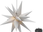 goobay Weihnachtssstern 3D, weiß