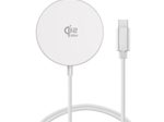4smarts Qi2 25W MagSafe Kabelloses Ladegerät Set – 1,5 m, Weiß