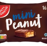 GUT&GÜNSTIG mini Peanut Schokoriegel