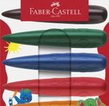 FABER-CASTELL Wachsmalstifte farbsortiert