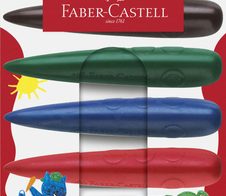 FABER-CASTELL Wachsmalstifte farbsortiert