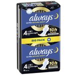 always Binden Ultra Secure Night mit Flügeln für Frauen, 16 St.