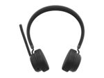 Lenovo On-Ear Headset kabellos schwarz