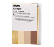 Cricut Klebekarten, Neutralfarben-Musterset – R40, farbsortiert