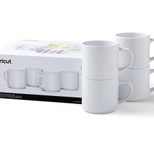 Cricut Stapelbarer Keramik-Tassenrohling, Weiß –300 ml