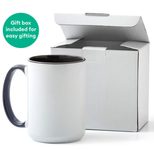 Cricut Abgeschrägter Keramiktassen-Rohling – Grau, 425 ml