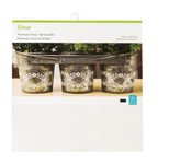 Cricut Premium Vinyl™ Vorteilspack, Ablösbar  30,5 x 30,5 cm Schwarz, weiß