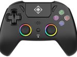 Deltaco kabelloser PS5 Pro Controller Schwarz RGB