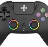 Deltaco kabelloser PS5 Pro Controller Schwarz RGB
