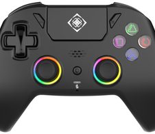 Deltaco kabelloser PS5 Pro Controller Schwarz RGB