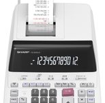 SHARP CS-2635LW Tischrechner druckend lichtgrau