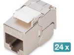 Digitus CAT 6A Kompakt-Keystone Modul, geschirmt, werkzeugfreie Montage