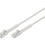 DIGITUS CAT 6A F-FTP abwinkelbares Patchkabel, Kupfer, 1,5 m grau