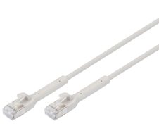 DIGITUS CAT 6A F-FTP abwinkelbares Patchkabel, Kupfer, 5 m, grau