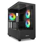 Sharkoon PC-Gehäuse Elite Shark CM100 Micro-ATX schwarz