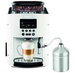 KRUPS EA8161 Arabica Display Kaffeevollautomat mit Cappuccinatore - weiß