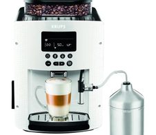 KRUPS EA8161 Arabica Display Kaffeevollautomat mit Cappuccinatore - weiß