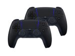 Sony 2x Playstation 5 DualSense Wireless-Controller midnight-black V3