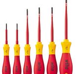 Wiha Schraubendreher-Set SoftFinish® electric slimFix TORX® 36558 6-teilig