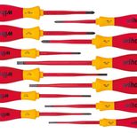 Wiha Schraubendreher-Set SoftFinish® electric slimFix gemischt 41003 12-teilig