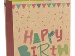 Idena Geschenktüte Geburstag Motiv 18,0 x 27,0 cm, 1 St.