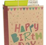 Idena Geschenktüte Geburstag Motiv 18,0 x 27,0 cm, 1 St.
