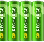 GP Akkus Recharge Ni-MH Mignon AA 2.100 mAh, 4 St.