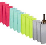 Idena Geschenktüten für Flaschen farbsortiert 12,5 x 35,0 cm, 12 St.