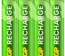 GP Akkus Recharge Ni-MH Mignon AAA 800 mAh, 4 St.
